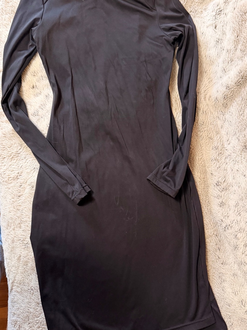Black Long Sleeve Bodycon Buffbunny Dress